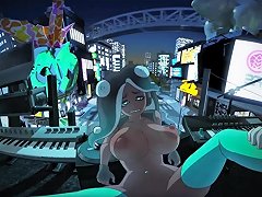 Marina From Splatoon Receives Penetration From Manyakis During Vr Loop