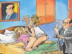 Amusing Adult Content Featuring Humorous Cartoon Graphics