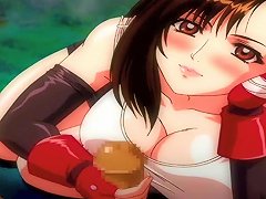 Final Fantasy Vii Tifa Gives Handjob And Oral Sex